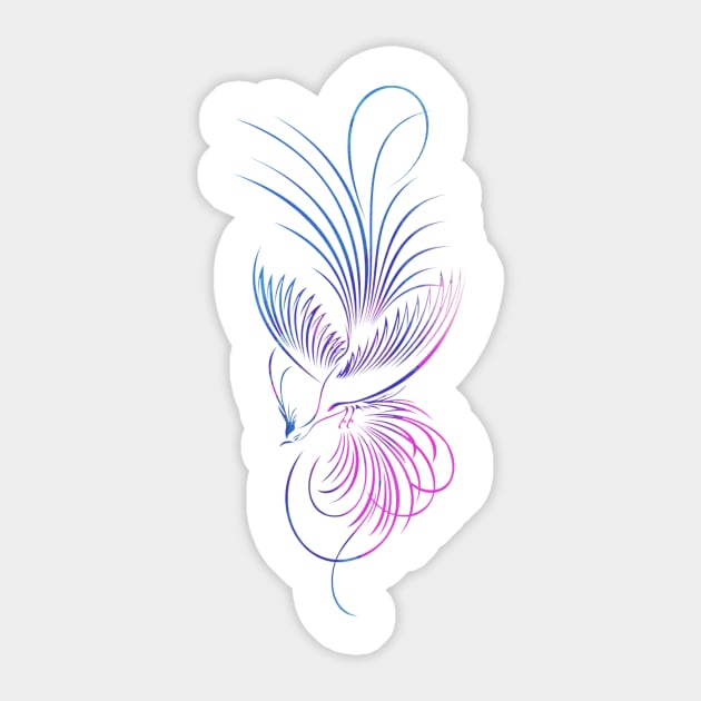 bird fly Sticker by Verisman